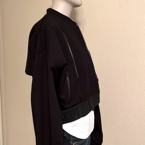 NWT Lime & Vine Black Bomber Jacket. - Picture 7 of 13